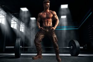 Cargo Leather Pants